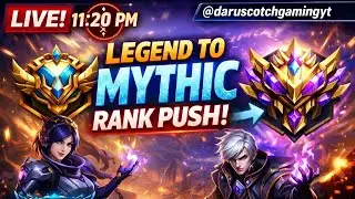 MOBILE LEGEND LIVE STREAM DAY-28😈| DARU大 SCOTCH GAMING YT