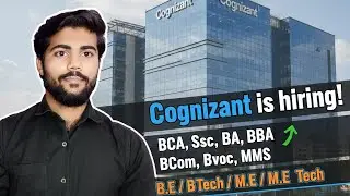 Cognizant GenC Pre-Assessed Hiring Update | Cognizant is hiring freshers graduates BCA, BA , BSC 