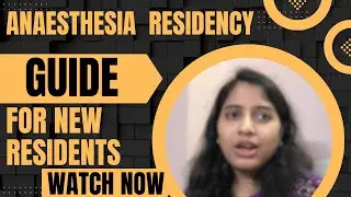 My First Teaching Experience - Orientation for 1st Year Anaesthesia Residents