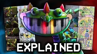 Печальная предыстория Пианозавра | Объяснение комикса Poppy Playtime