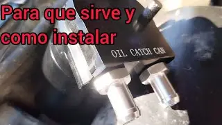 Oil catch can Condensador aceite
