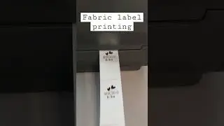 printing my own fabric labels