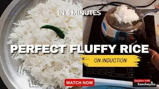 Full Process + Tips: How to cook perfect rice in Pressure Cooker on Induction | Dubar Basmati