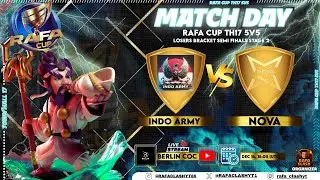 KOTH 8.30 PM IST ! INDO ARMY VS NOVA  !  CLASH OF CLANS #clashofclans