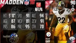 FINAL EDITION WILLIAM GAY IS NOW AVAILABLE IN MADDEN 16 ULTIMATE TEAM! MUT 16 GAMEPLAY PS4