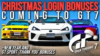 Кампания GT7 BONUS за вход стартует 15 декабря | Рождество и Новый год + благодарственные бонусы GT SPORT