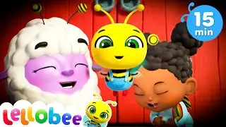 🐝 Buzz Buzz Be A Bee 🐝 | Lellobee City Farm | Songs and Cartoons | Best Videos for Babies