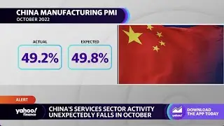 China&rsquo;s manufacturing and services sectors unexpectedly contract in October