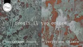 🇮🇹 FLEUR EFFETTO VERDERAME MACULATO su tela