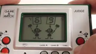 15583 Nintendo Game & Watch Silver Series Judge IP-05 1980
