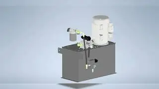 Full View: HPU with Custom Valve Assembly for Marine Application