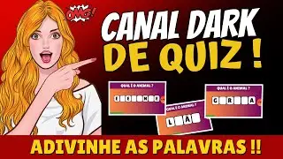 (SENSACIONAl) Nicho viral para CANAL Dark de QUIZ. Fácil de fazer. Caça PALAVRAS.