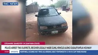 Police Arrest Two Suspects, Recover Locally Made Guns, Vechicle Along Gusau/Funtua Highway