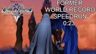 KH II FM [Critical Mode] Sephiroth Speedrun 0:23 [БЫВШИЙ МИРОВОЙ РЕКОРД]
