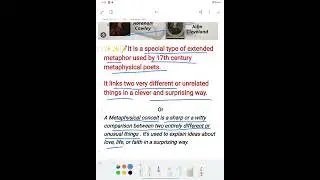 What is a Metaphysical Conceit #figureofspeech #literaryterms #ugcnet #uptgt #youtubeshorts