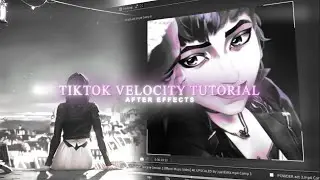 tiktok velocity/lyric style edit tutorial | after effects