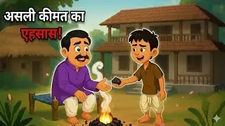 असली कीमत का एहसास | ASLI KEEMAT KA EHSAAS | HINDI KAHAANI | CARTOON STORY | HINDI STORIES
