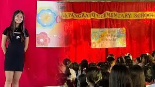 Sapang Bato Elementary School Homecoming for Chriztel