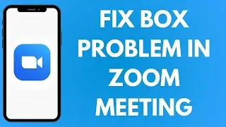 How To Fix Box Problem In Zoom Meeting