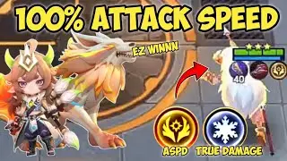 POPOL  6 MONIYAN ATTACK SPEED KENCENG BANGET COY !!! MAGIC CHESS GO GO
