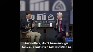 Tucker Carlson Questions Mike Pence For Being 'Distressed' Over Ukraine