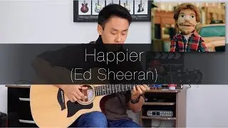 (Ed Sheeran) Happier - Rodrigo Yukio (Fingerstyle Guitar Cover)(FREE TABS VIDEO)