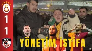 YÖNETİM İSTİFA | GALATASARAY 1 - 1 GAZİANTEP | MAÇ SONU TARAFTARLARLA RÖPORTAJ 