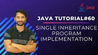 Single Inheritance in Java | Program Implementation | In Hindi