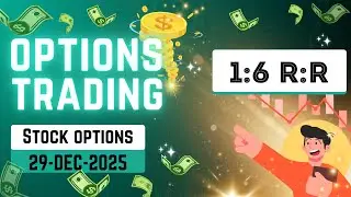 Big Stock Options Win | 1:6 Reward Ratio | Price Action Mastery
