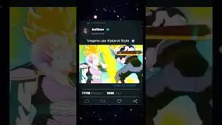 VEGENA USE KAKAROT STYLE 🤖