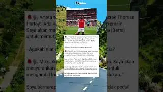 Arteta tentang perpanjangan kontrak Thomas Partey #footballnews #beritabola #kabarbola #football