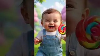 Baby Eating Lollipop 🍭 | Fun Hindi Rhymes for Kids | Mu Mu TV
