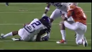 Jason Verrett Intercepts David Ash TCU Horned Frogs vs Texas 2012