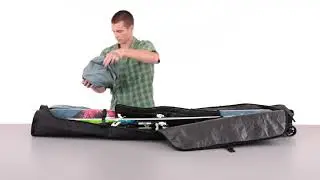 Чехол для лыж на колесиках Thule RoundTrip Ski Roller 192 см, черный