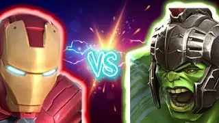 Iron Man VS Hulk(Ragnarok)🥶|Intense Fights*|NANI K GAMES|Marvel: Contest of Champions|