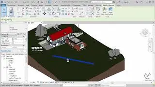 008 - تعليم برنامج Revit - شرح Railing With Split Element