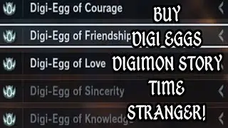 Как получить цифровые яйца Digimon Story Time Stranger