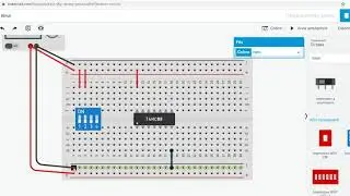 simulazione porta logica AND su tinkercad