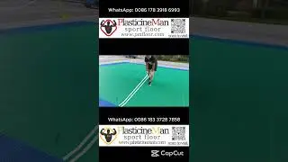 PlasticineMan: Portable Basketball Courts for Any Event #basketballcourt #sports #hardcourt
