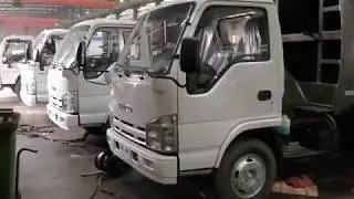 ISUZU refuse compactor truck