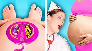 Cara Orang Hamil Bawa Makanan Ke Dalam Rumah Sakit || Situasi Lucu oleh Kaboom Energy