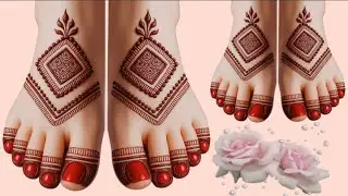 Very Beautiful Feet Mehndi Design | Mehandi Ka Design |Simple Foot Henna Designs | Pairon Ki Mehandi