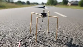 Create a simple and unique mini skewer stick drone using a mini drone motor by DK Innovations