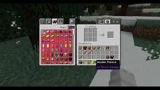 me playing Minecraft in survival mode.