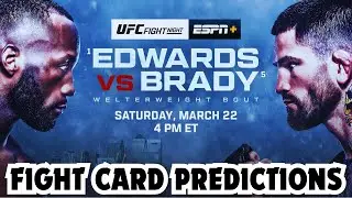 🥊UFC Fight Night 255: Edwards vs Brady Picks &ndash; Who Gets Chinned in London, Then? 🇬🇧