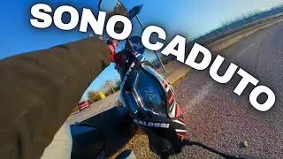 PERDO IL CONTROLLO E CADO, MI TREMANO ANCORA LE MANI - CRASH SH125