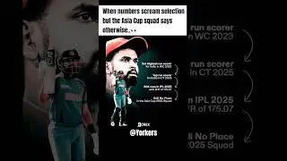 Unfair Selection? 🤔🏏#Cricket #IndianCricket #AsiaCup2025 #BCCI #CricketNews #IndiavsAsia #TeamIndia