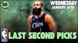 NBA Slate Breakdown | Player Props, Best Bets, Value Hunting | Wednesday January 14th