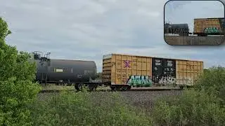 NS 333 & 334 caught in Rockwood, MI on 5/3/2024