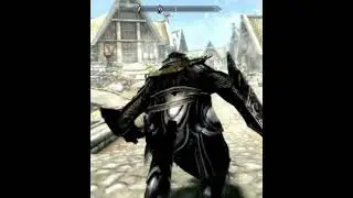 Skyrim - Werewolf vs Vampire Lord Combat